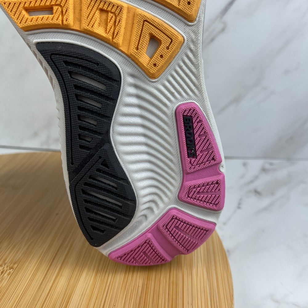 Brooks Ghost 17 Womens Size 9 2E X-WIDE Oyster Apricot Running Shoes 1204312E070 - Picture 10 of 12